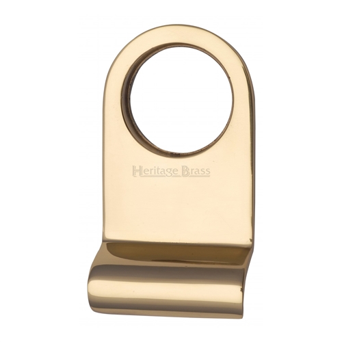 Heritage Brass Round Cylinder Pull Unlacqured Brass