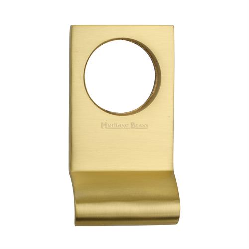 V933-SB Square Cylinder Pull Satin Brass finish
