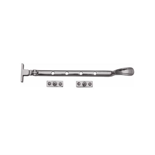 Heritage Brass V990 10-PC Casement Window Stay Spoon Pattern 10 Polished Chrome finish