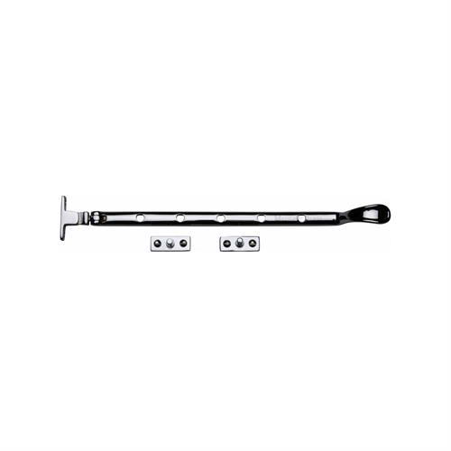 Heritage Brass V990 12-PC Casement Window Stay Spoon Pattern 12 Polished Chrome finish