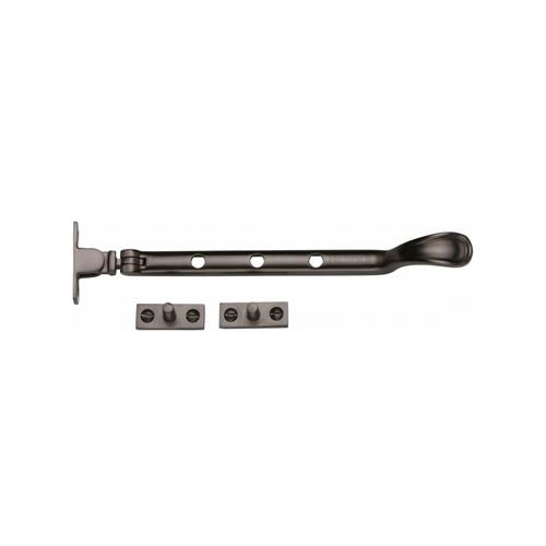 Heritage Brass V990 8-MB Casement Window Stay Spoon Pattern 8 Matt Bronze finish