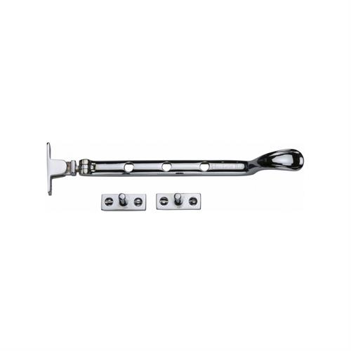 Heritage Brass V990 8-PC Casement Window Stay Spoon Pattern 8 Polished Chrome finish