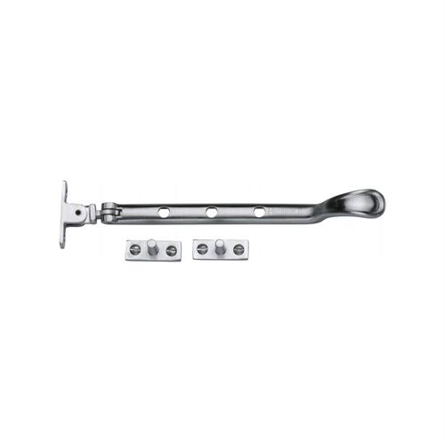 Heritage Brass V990 8-SC Casement Window Stay Spoon Pattern 8 Satin Chrome finish