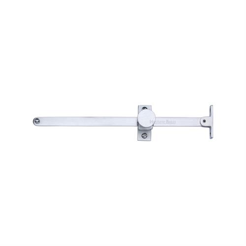 Heritage Brass V991 10-SC Casement Stay Sliding Design 10 Satin Chrome Finish