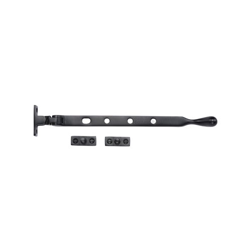 Heritage Brass Casement Window Stay Ball Design Matt Black V992 10-BKMT