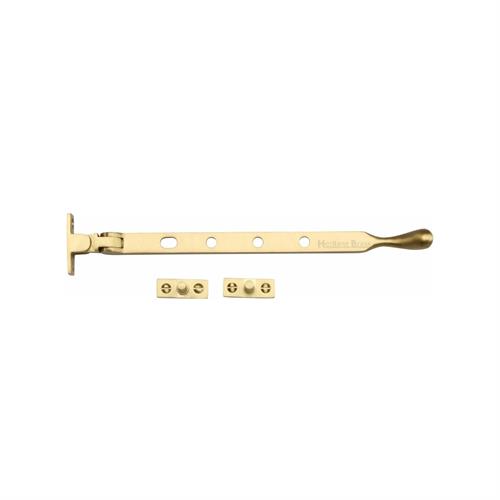 Heritage Brass V992 10-SB Casement Window Stay Ball Design 10 Satin Brass finish