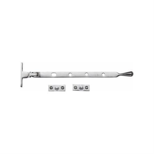Heritage Brass V992 10-SC Casement Window Stay Ball Design 10 Satin Chrome finish