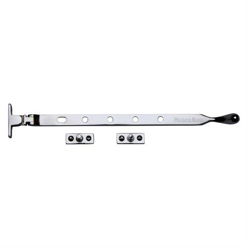 Heritage Brass V992 12-PC Casement Window Stay Ball Design 12 Polished Chrome finish