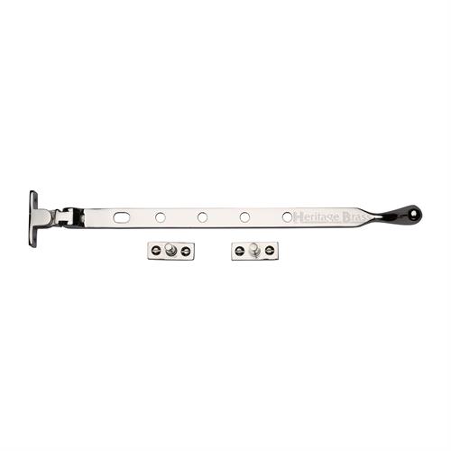 Heritage Brass V992 12-SN Casement Window Stay Ball Design 12 Satin Nickel finish