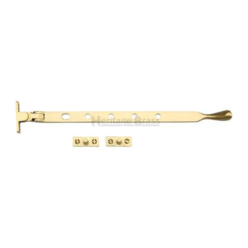 Heritage Brass V992 12-SB Casement Window Stay Ball Design 12 Satin Brass finish