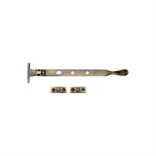 Heritage Brass V992 8-AT Casement Window Stay Ball Design 8 Antique Finish