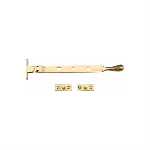 Heritage Brass V992 8-SB Casement Window Stay Ball Design 8 Satin Brass Finish