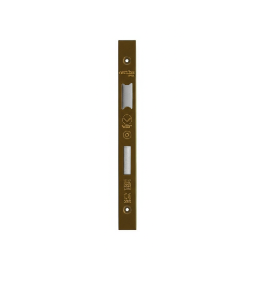 Vier VDAP04-S-PVDBZ Spare Forend & Strike Pack T/S DIN Sash & WC Square PVDBZ