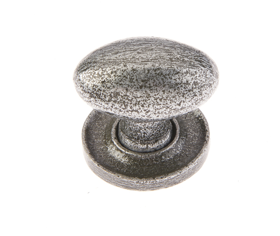 Frelan Oval cabinet knob 27mm VF45 Pewter