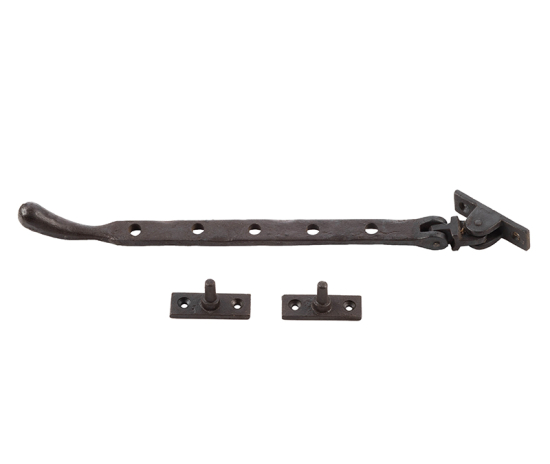 Frelan Bulb end casement stay 243mm VFX33B Beeswax