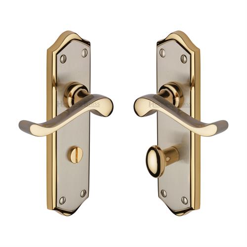 Heritage Brass W4220-JP Door Handle for Bathroom Buckingham Design Jupiter finish