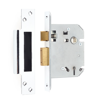 Frelan 3 Lever sashlocks 76mm JL1091PC Polished Chrome