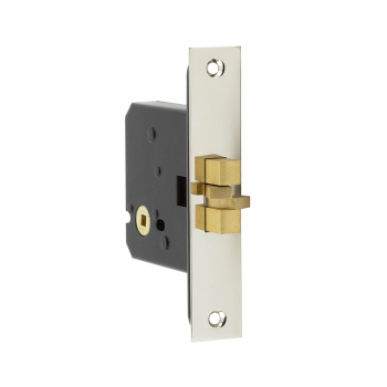 Frelan Sliding Door Bathroom Lock JL840SC Satin Chrome