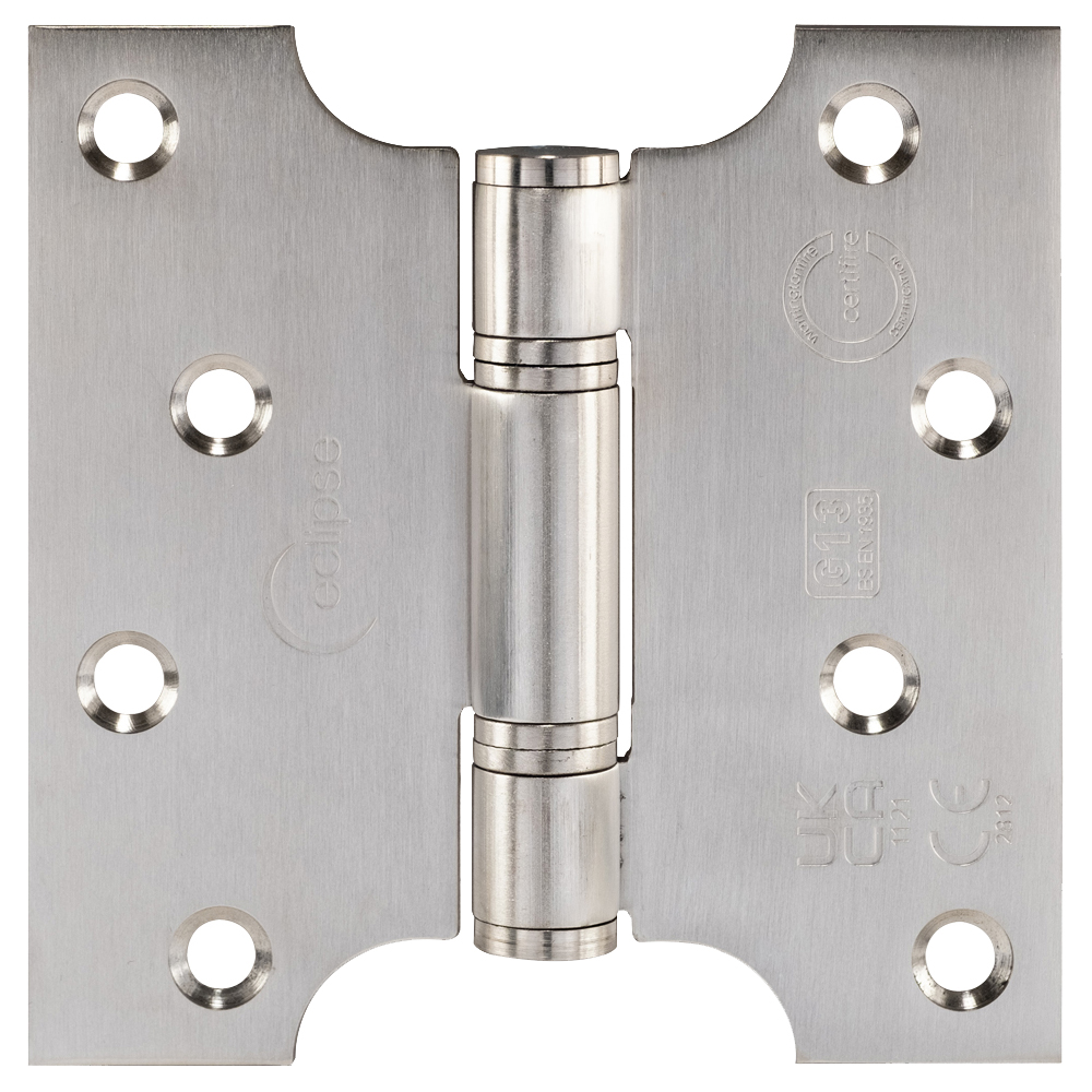 Eclipse Parliament Hinge Grade 13 102x51x102mm SSS 14989 Satin Stainless Steel