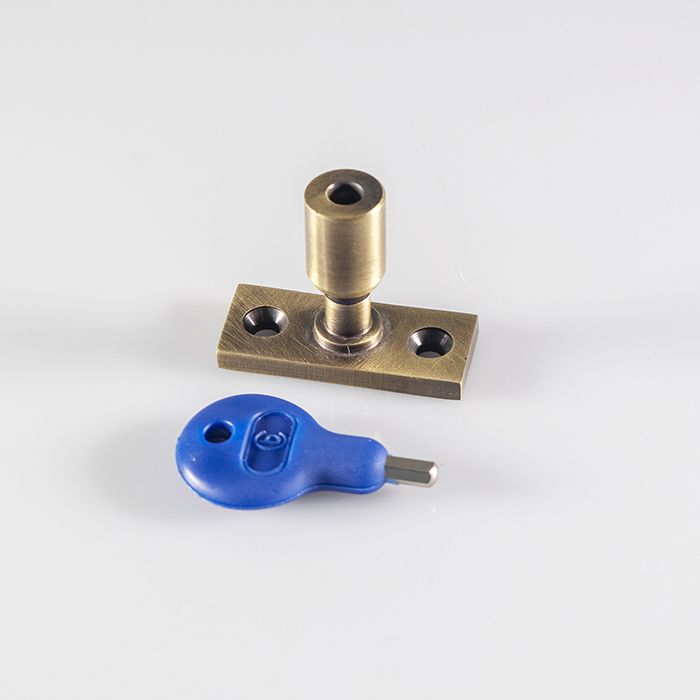 Carlisle Brass WF17FB Locking Casement Stay Pin Florentine Bronze