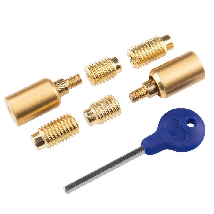 Carlisle Brass WF18SB Sash Window Stop Satin Brass