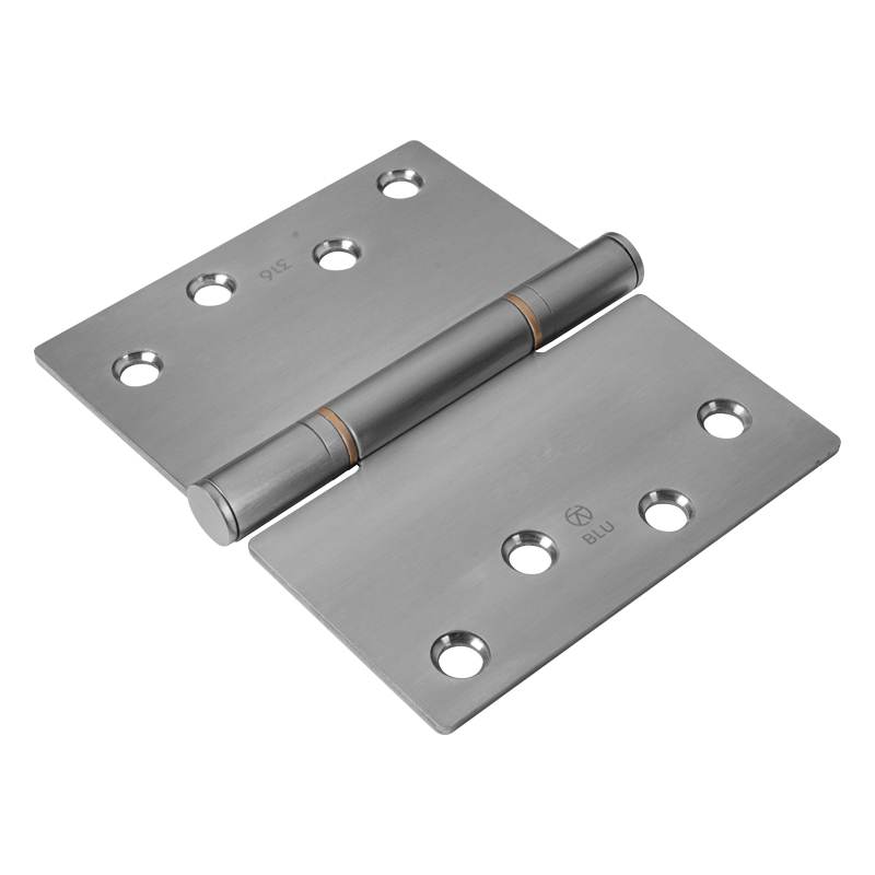 BLU, Projection Hinge Square Corner, 125 x 102 x 3mm, 316 Satin Stainless Steel HQ45-SSS