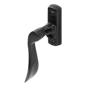 BLU, Regent Window Espagnolette Handle, Left Hand, 316 Stainless Steel, PVD Satin Black Finish REG020C-LH-PBK