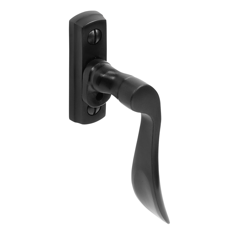BLU, Regent Window Espagnolette Handle, Right Hand, 316 Stainless Steel, PVD Satin Black Finish REG020C-RH-PBK