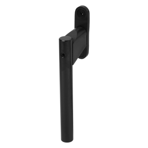 BLU, Contemporary Window Espagnolette Handle - Inline, 316 Stainless Steel, PVD Satin Black Finish SST94-PBK