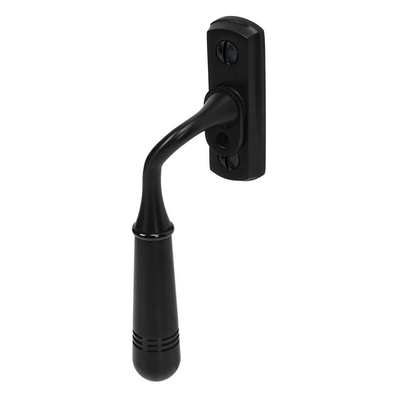 BLU, Opera Window Espagnolette Handle, Left Hand, 316 Stainless Steel, PVD Satin Black TBH020-LH-PBK