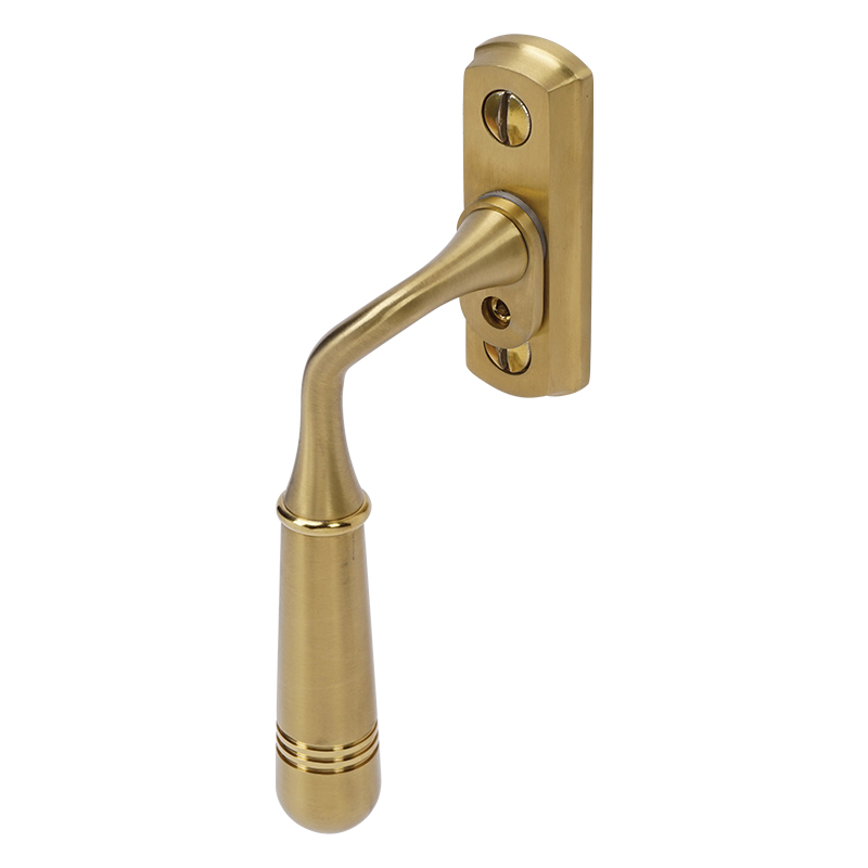 BLU, Opera Window Espagnolette Handle, Left Hand, 316 Stainless Steel, PVD Satin Brass TBH020-LH-PSB
