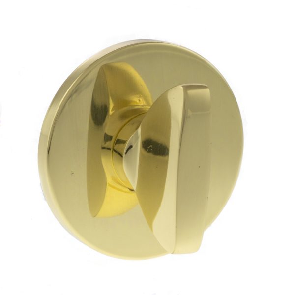 Tupai Exclusivo 5S Line WC Turn and Release *for use with ADBCE* on 5mm Slimline Round Rose - Polished Brass XTWCR5SPB