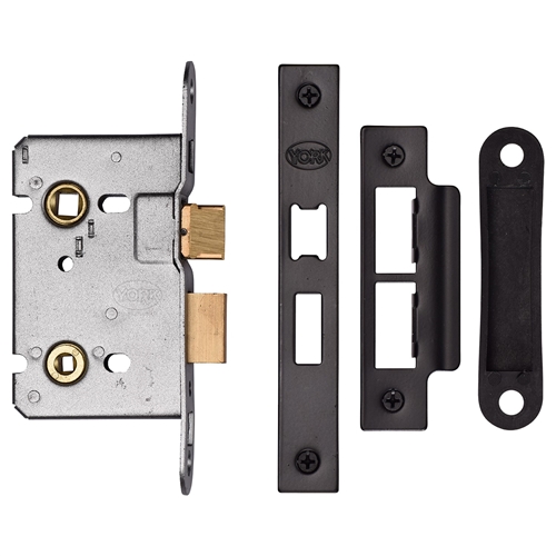York YKBL2N-BLK New Bathroom Lock 64mm Blk Matt Black