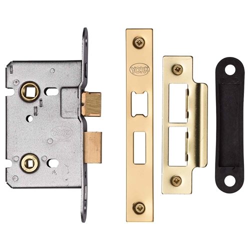 York YKBL2N-PB New Bathroom Lock 64mm Pb Polished Brass