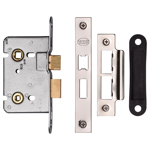York YKBL2N-PC&PN New Bathroom Lock 64mm Pc&Pn Polished Chrome