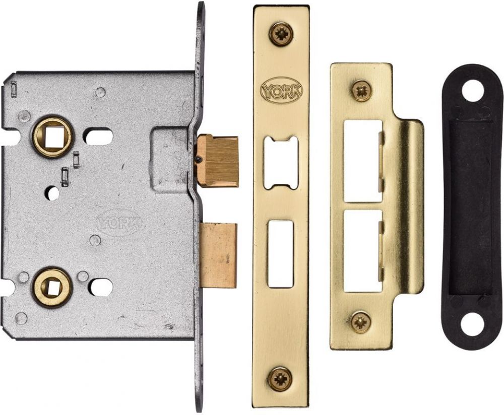 M.Marcus YKBL3N-SB New York Bathroom Lock 3