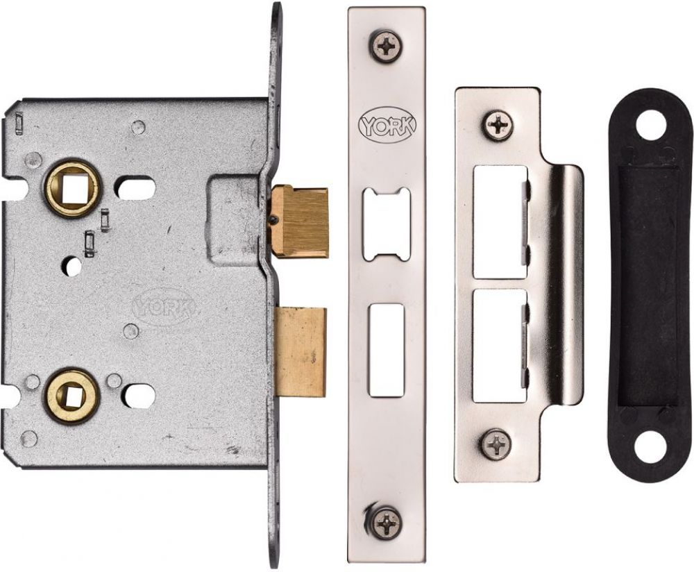 M.Marcus YKBL3N-PC&PN New York Bathroom Lock 3