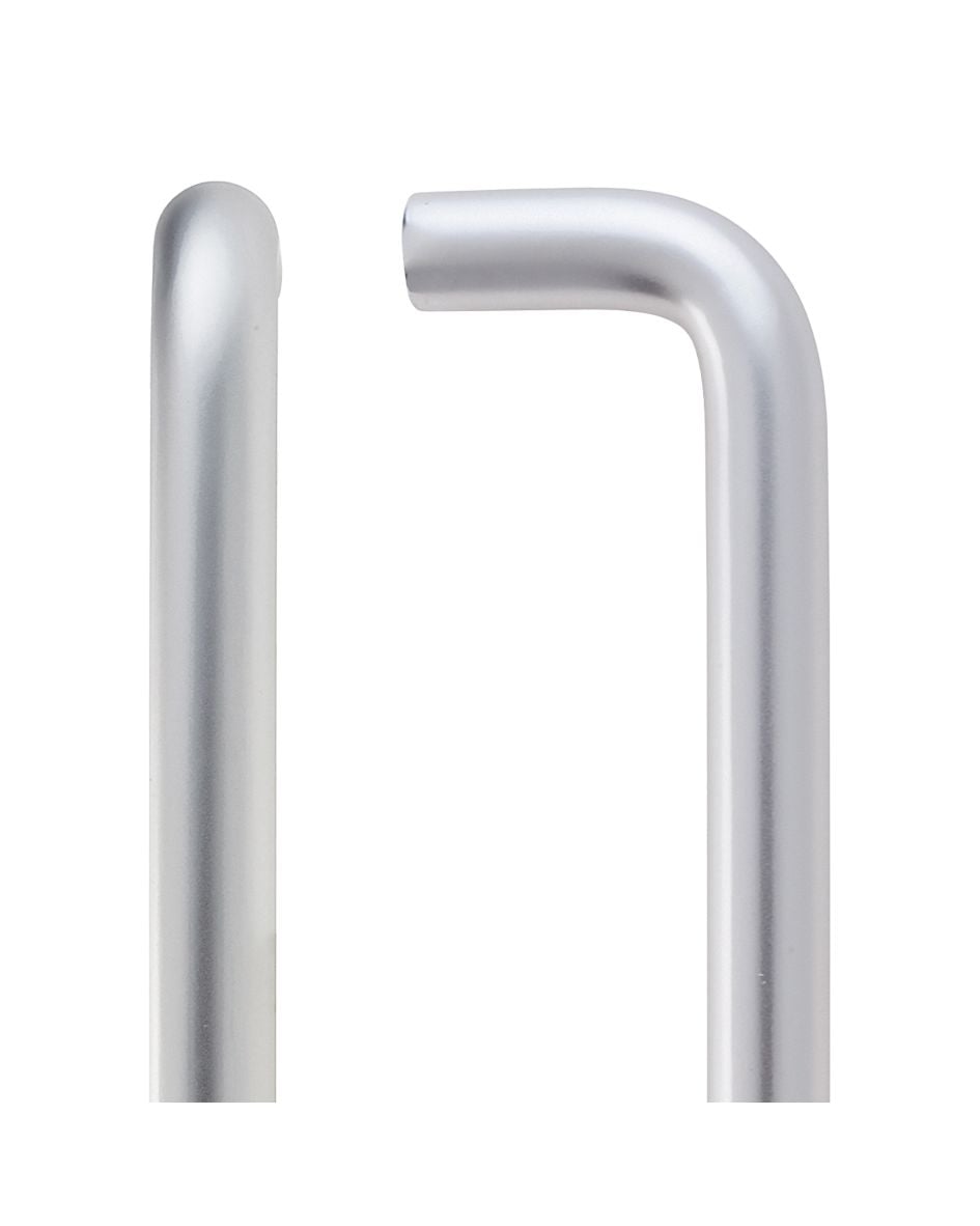 Zoo Hardware ZAAD150BSA 19mm D Pull Handle 150mm Satin Aluminium