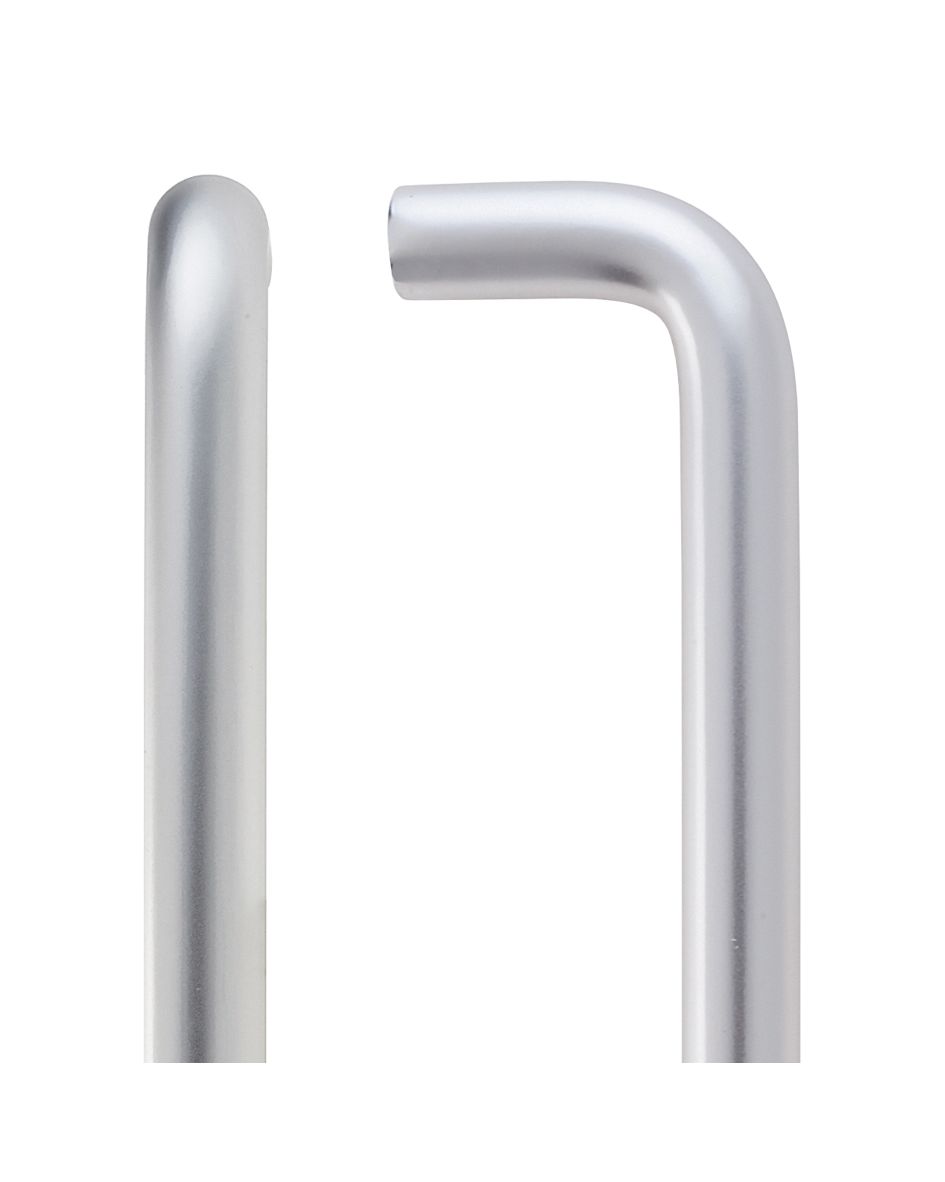 Zoo Hardware ZAAD600BSA 19mm D Pull Handle 600mm Satin Aluminium