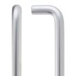 Zoo Hardware ZAAD300BSA 19mm D Pull Handle 300mm Satin Aluminium