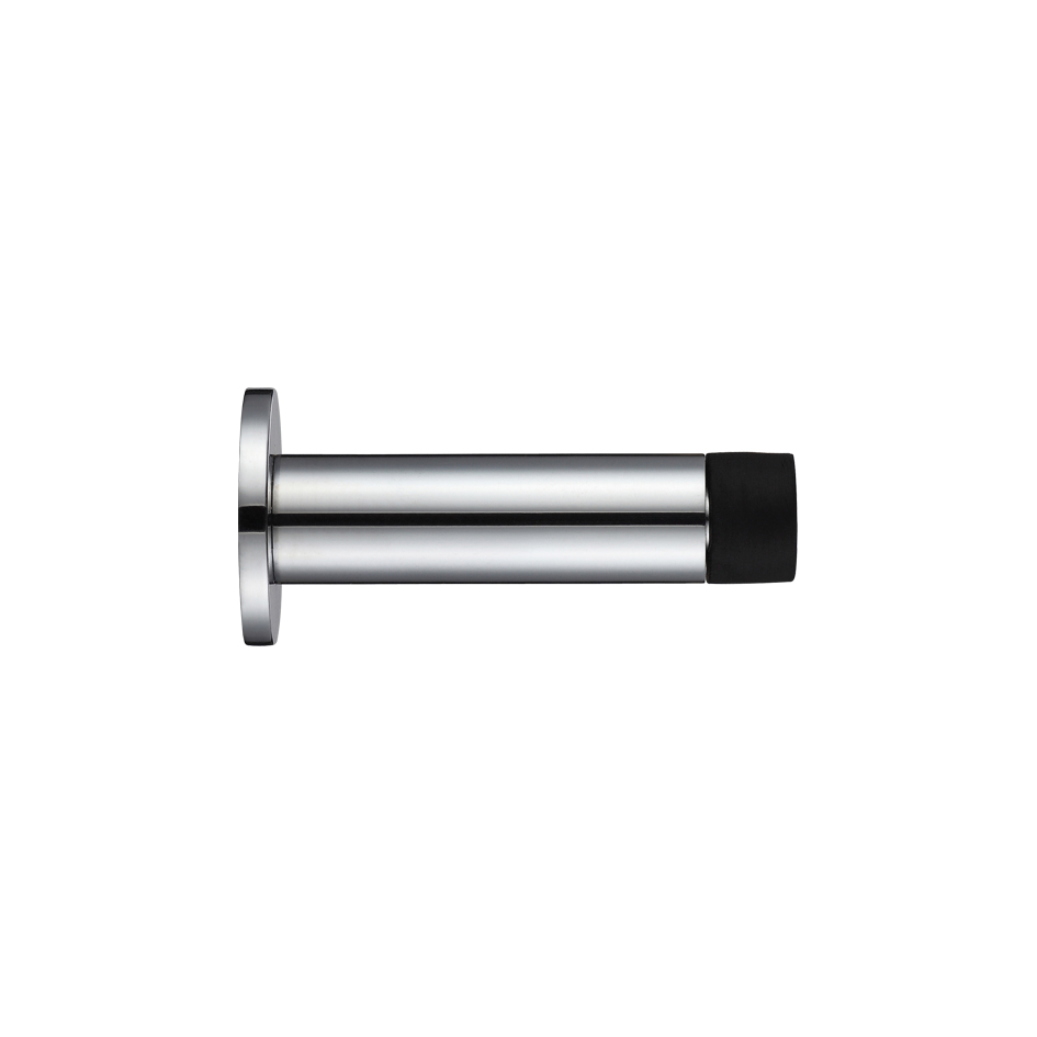Zoo Hardware ZAB07CP Door Stop - Cylinder c/w Rose 70mm Polished Chrome