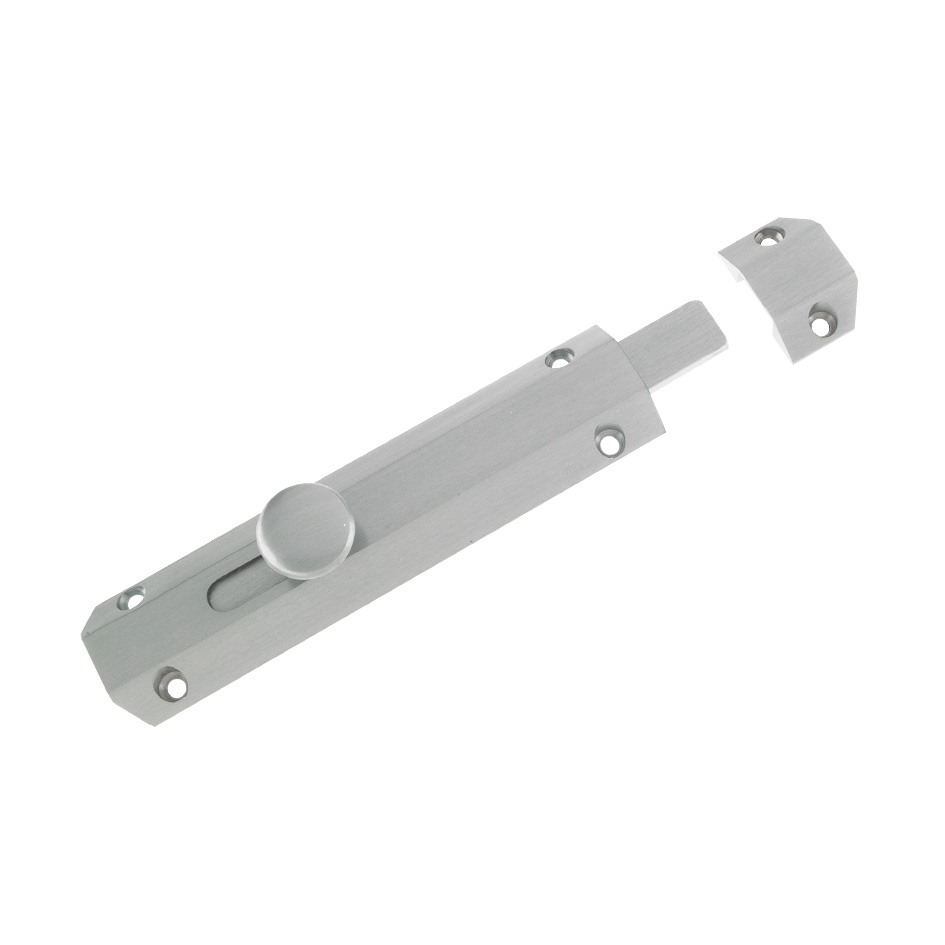 Zoo Hardware ZAB100BSC Surface Bolt 150mm Satin Chrome