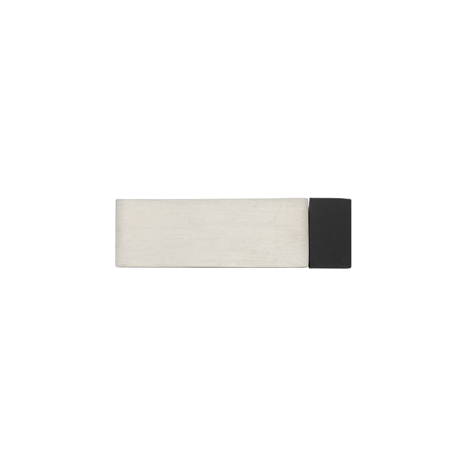Zoo Hardware ZAS12SQS Square Door Stop 65mm Satin Stainless