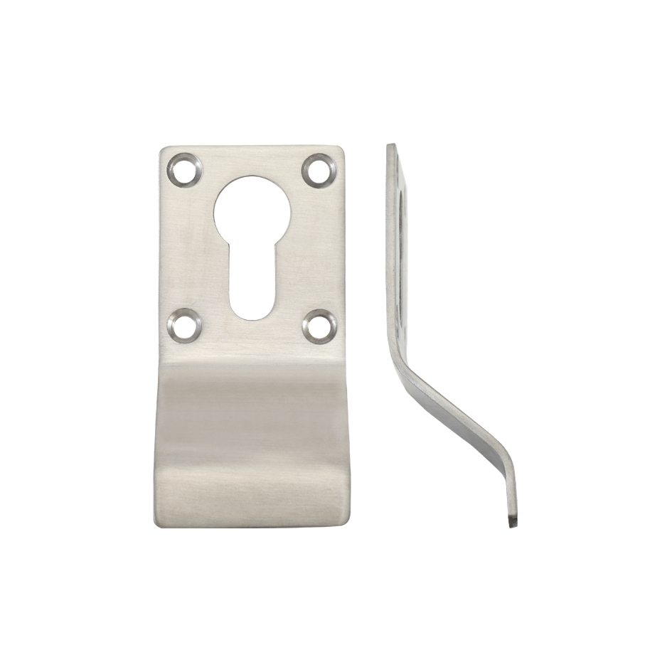 Zoo Hardware ZAS16SS Cylinder Latch Pull - Euro Profile - 88mm x 43mm Satin Stainless