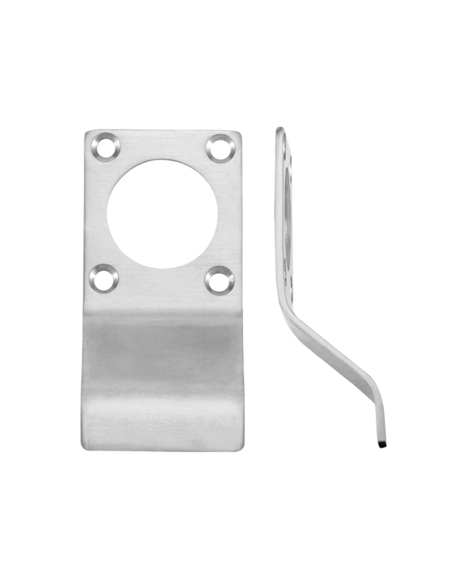 Zoo Hardware ZAS18SS Cylinder Latch Pull - Round Profile - 88mm x 43mm Satin Stainless