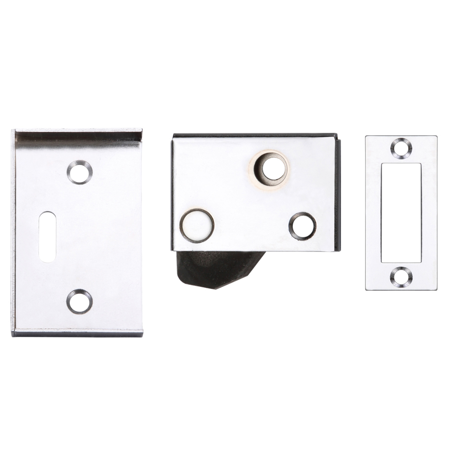 Zoo Hardware ZAS21PCW Hush Latch 65x40mm Powder Coat White