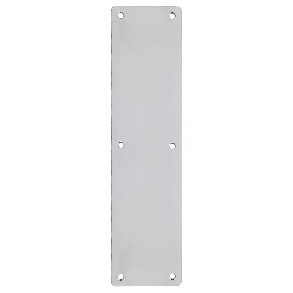 Zoo Hardware ZAS32RASS Finger Plate - Blank (Radius) 75mm x 300mm Satin Stainless