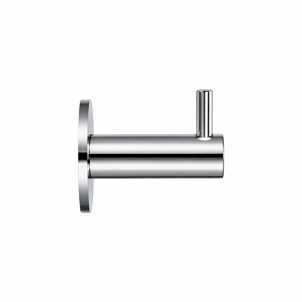 Zoo Hardware Wall Mounted Hook w/ Rose PS finish ZAS75PS