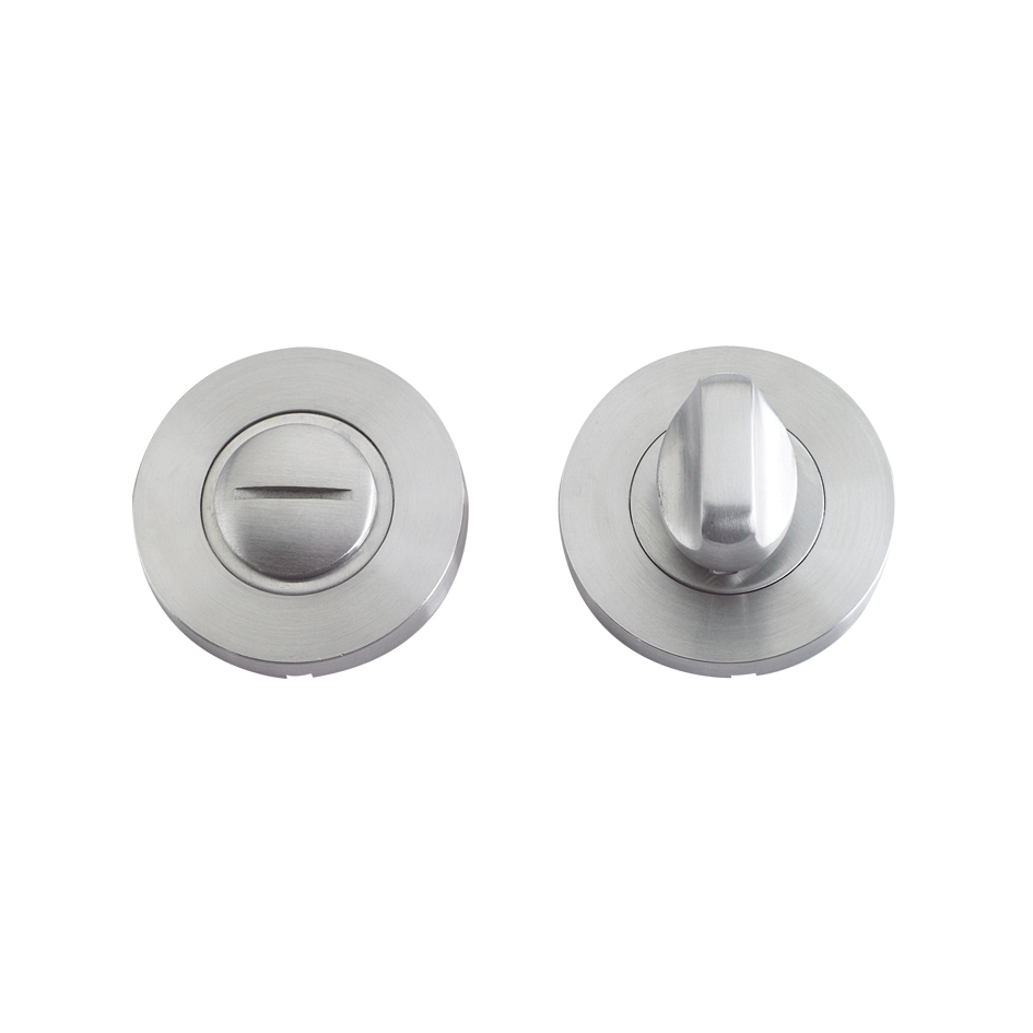 Zoo Hardware ZCS004SS Turn and Release complete with escutcheon and 5mm spindle - 52mm Rose - Grade 304 Satin Stainless