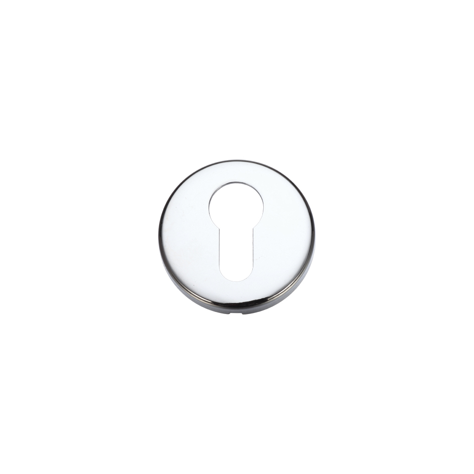 Zoo Hardware ZCZ001CP Euro Profile Escutcheon 52mm dia Polished Chrome